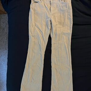 Eddie Bauer tan corduroy bootcuts